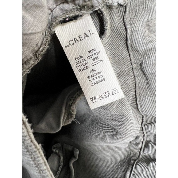 The GREAT Corduroy Skinny Ankle Pants Size 27 Sage Green - Picture 4 of 4